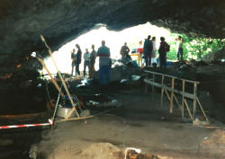 The Theopetra cave in Kalampaka